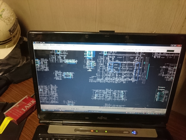 図面データからの型枠拾い出し